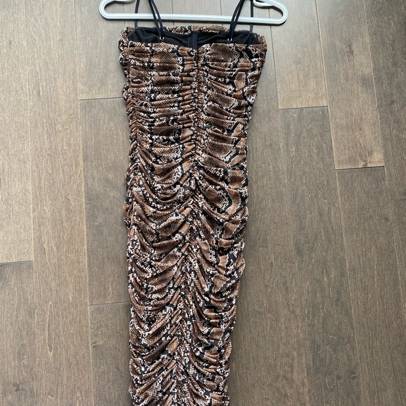 TEN by Babaton Luxor snakeskin print dress - Picture 4 of 8